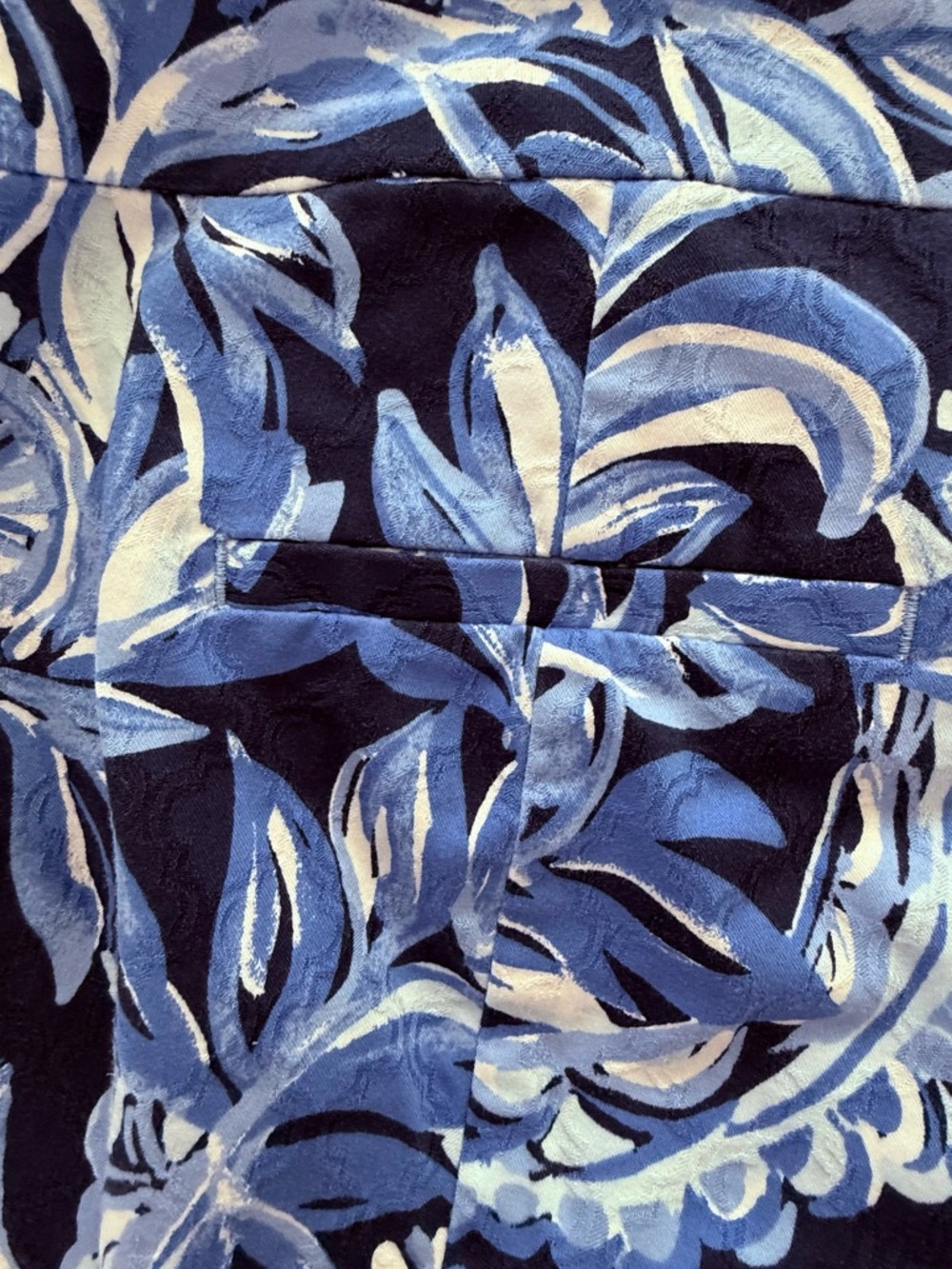 Like New Lilly Pulitzer Kelly Skinny Pants High Tide Navy You're The Zest Sz 8 - Picture 4 of 8